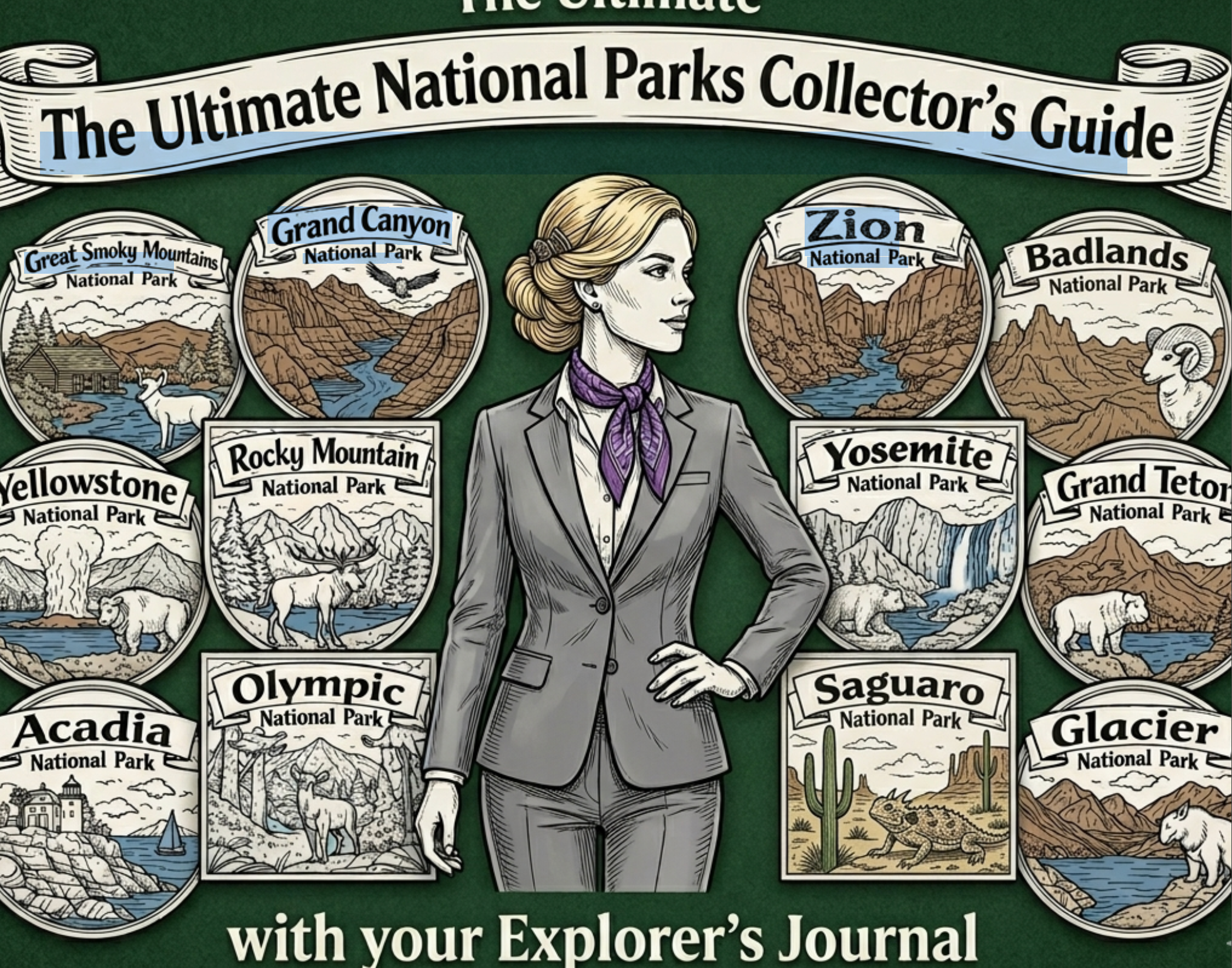 National Parks Coloring printable